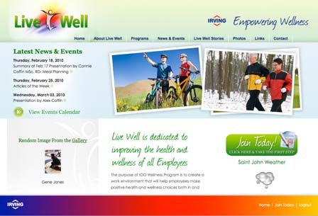 {Irving Oil - Live Well Employee Wellness Program}